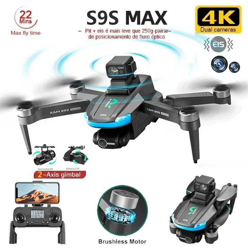 NEW S9S MAX MINI Drone 4K 2-Ax - Drone Gps Module ulasan dan harga