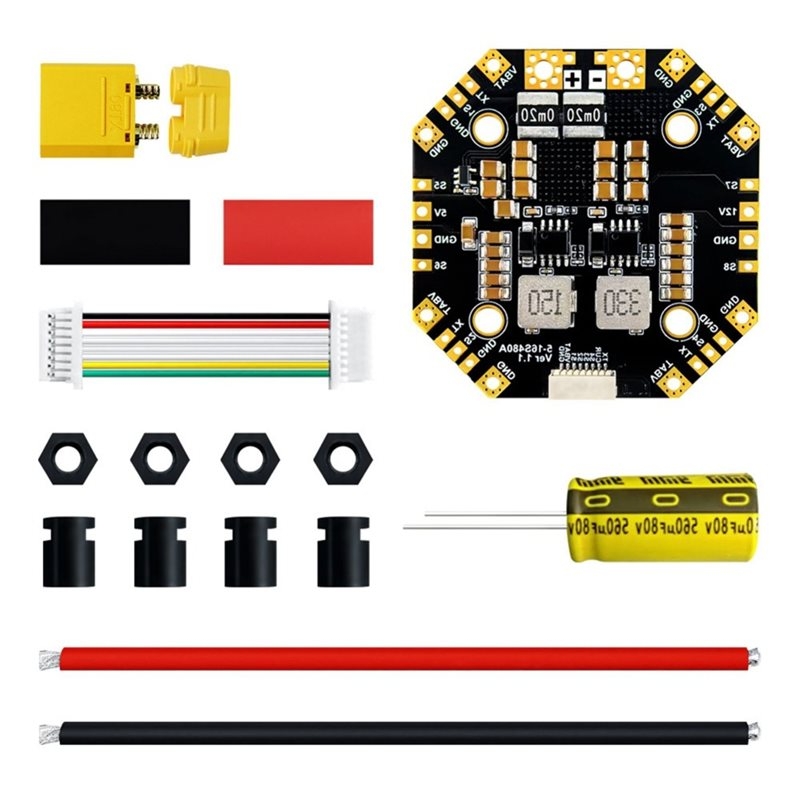 [EYEL!NEW!】 5-16S 480A Dual Vo - Drone Power Distribution Board ulasan dan harga
